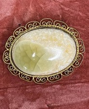 Vintage Pale Green Brooch