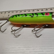  RARE,VINTAGE,HEDDON-LUCKY 13-PIKE,TROUT,SALMON FISHING LURE