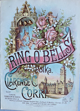 Victorian Dance Hall Sheet Music-  Polka - 1898- Pub. USA - H.G. Banks Litho.
