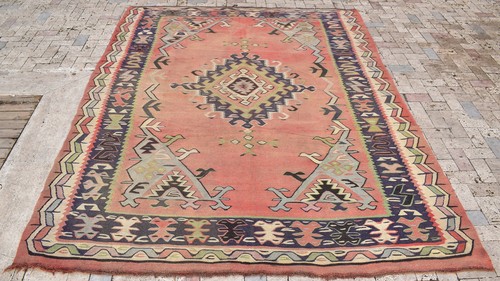 Turkish rug 7x9 handwoven - turkish,