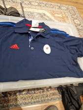 Team GB 2012 - 2013 Adidas Polo Shirt Size Small