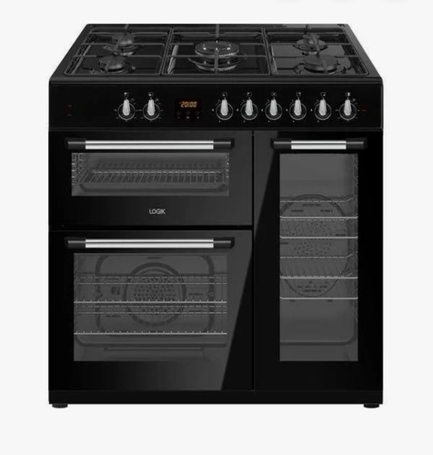 Logik 90cm dual fuel - logik, range