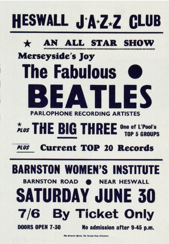 The beatles concert flyer - concert,