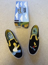 Vans Men’s Shoes The Simpsons Homer & Bart Slip On Sk8 - UK 8