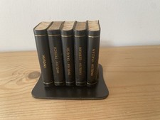 Vintage Midget Dictionary Series Burgess & Bowes Leather Bound