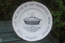 Antique 1928 Denby Dale Pie