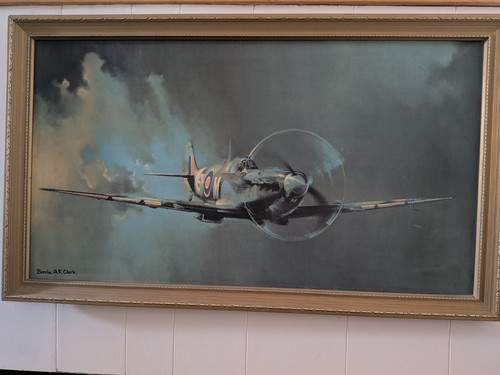 Wwii spitfire print - print, by