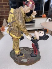 Disney A Tribute To Fire Fighters Statue Mickey Mouse