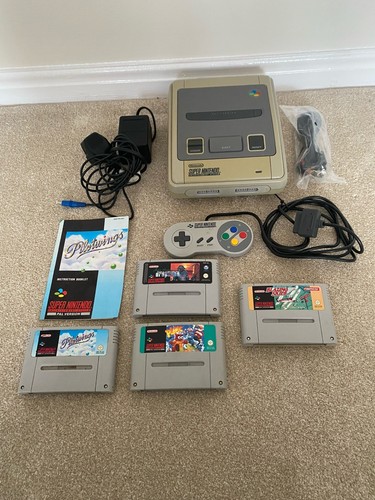 Nintendo snes console 4x - snes, console,