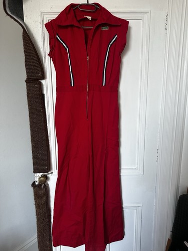 Genuine 1970s red denim - genuine,