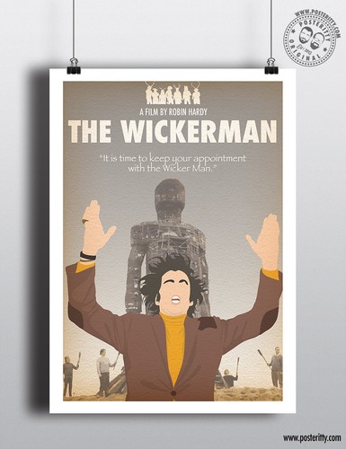 The wicker man minimalist - the,