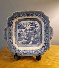 W. Adams & Sons blue and white