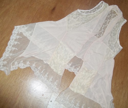 Womens peach vest sleeveless