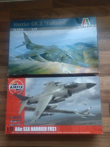Airfix and italeri harrier - airfix,