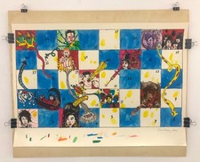 Large original drawing - David Bailey for NME Magazine, 2007 - Amy Winehouse etc