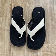 Zara Cream & Black Leather