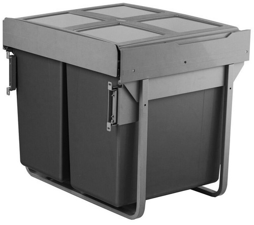 600mm cabinet waste bin soft - 600mm,