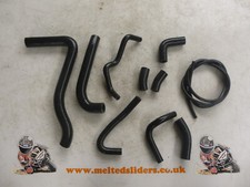 Suzuki TL1000R TL 1000R SRAD Black Set Kit Silicone Coolant Cooling Hoses Pipes
