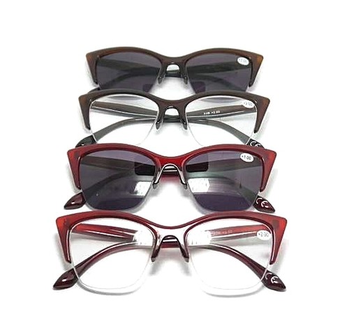 Cat eye browline sun readers - sun,