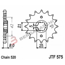 Sprocket JT 575 Z14 Yamaha 550