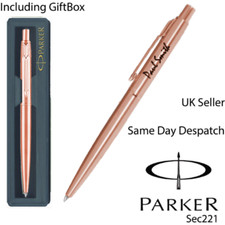 PERSONALISED ENGRAVED PARKER CLASSIC ROSE GOLD BALLPEN - SPECIAL CHRISTMAS GIFT