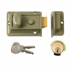 Yale Traditional Nightlatch Cylinder, 60mm Backset B-77-ENB-PB-60
