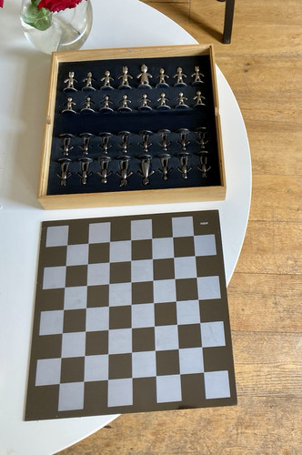 Umbra zinc contemporary chess - zinc,
