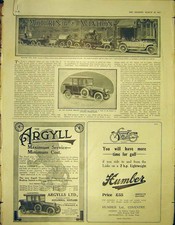 Original Old Antique Print