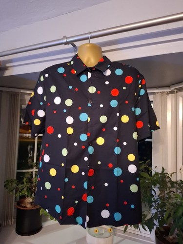 Men black multicolour polka - men's,