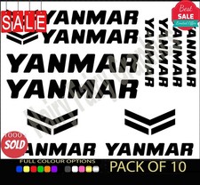 Yanmar engine decal Motorboat