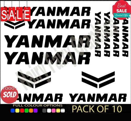 Yanmar engine decal motorboat - decal,