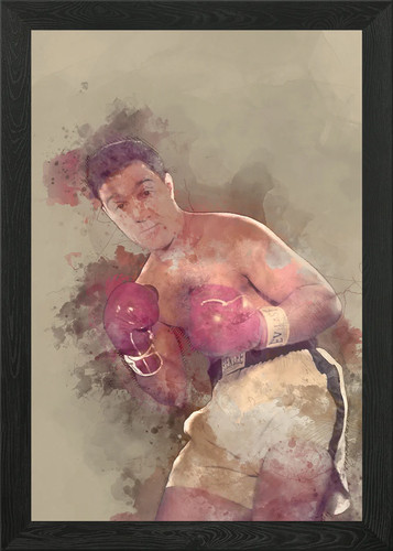 Rocky marciano framed wall art - marciano,