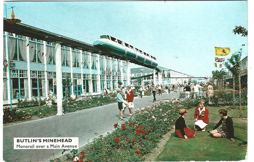 Butlins holiday camp monorail - holiday,