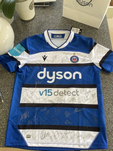 Bath rugby signed shirt joe - rugby,