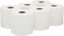6x Centre Feed Rolls 2Ply White Embossed Kitchen Hand Paper Towel Office Work
