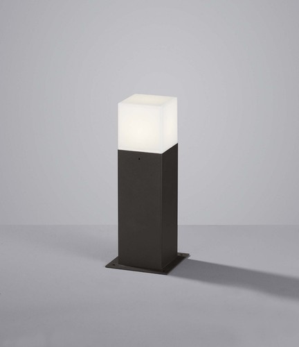 Modern anthracite outdoor pole - modern,