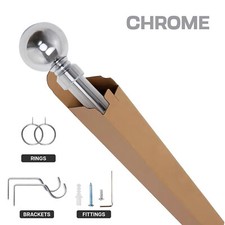 Extendable Curtain Pole 28mm