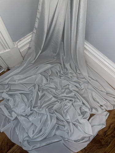 Mtr silver silky crepe - silver,
