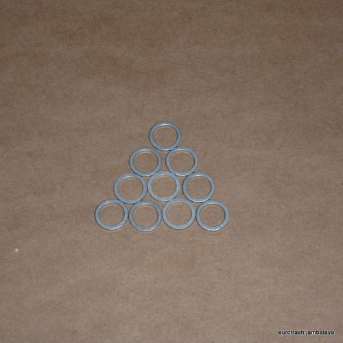 Brake line crush - washer, lot