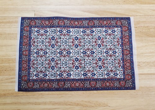 Dollhouse rug woven fabric - dollhouse,
