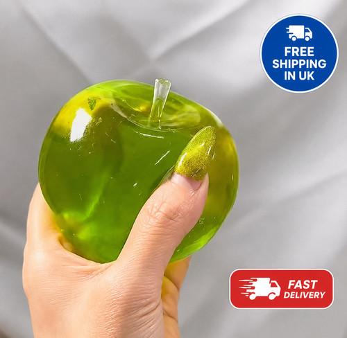 Green apple squishy - green,