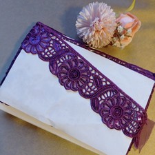 2 M Sequin Embroidery Purple