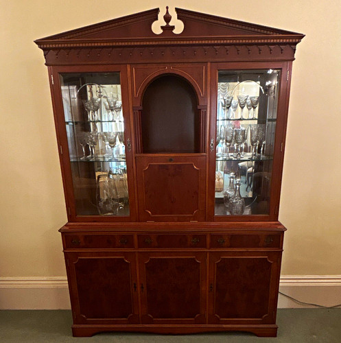 Yew wood display drinks - yew,