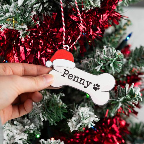 Personalised dog bone - personalised,