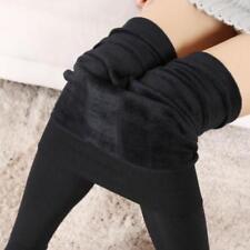 WOMENS LADIES WINTER FLEECE THERMAL WARM THICK FULL LENGTH LEGGINGS ALL COLOURS