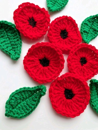 Set handmade poppies - of, 10