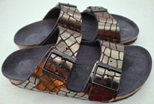 Birkenstock black Gator Gleam
