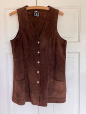 Vintage Real Suede Waistcoat