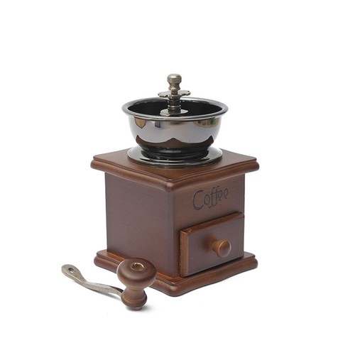 Manual wooden burr mill - manual, hand