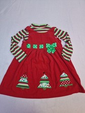 Girls Christmas Party Dress  Size 6 Years  Designer Bonnie Jean